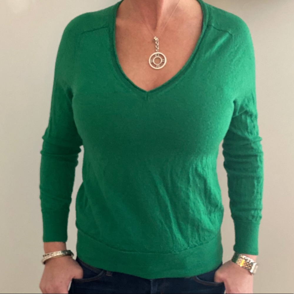 Green lightweight sweater